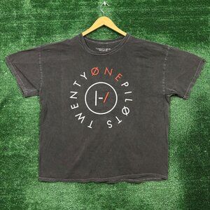 Twenty One Pilots Logo Rock Duo Poster T-Shirt Size XXL